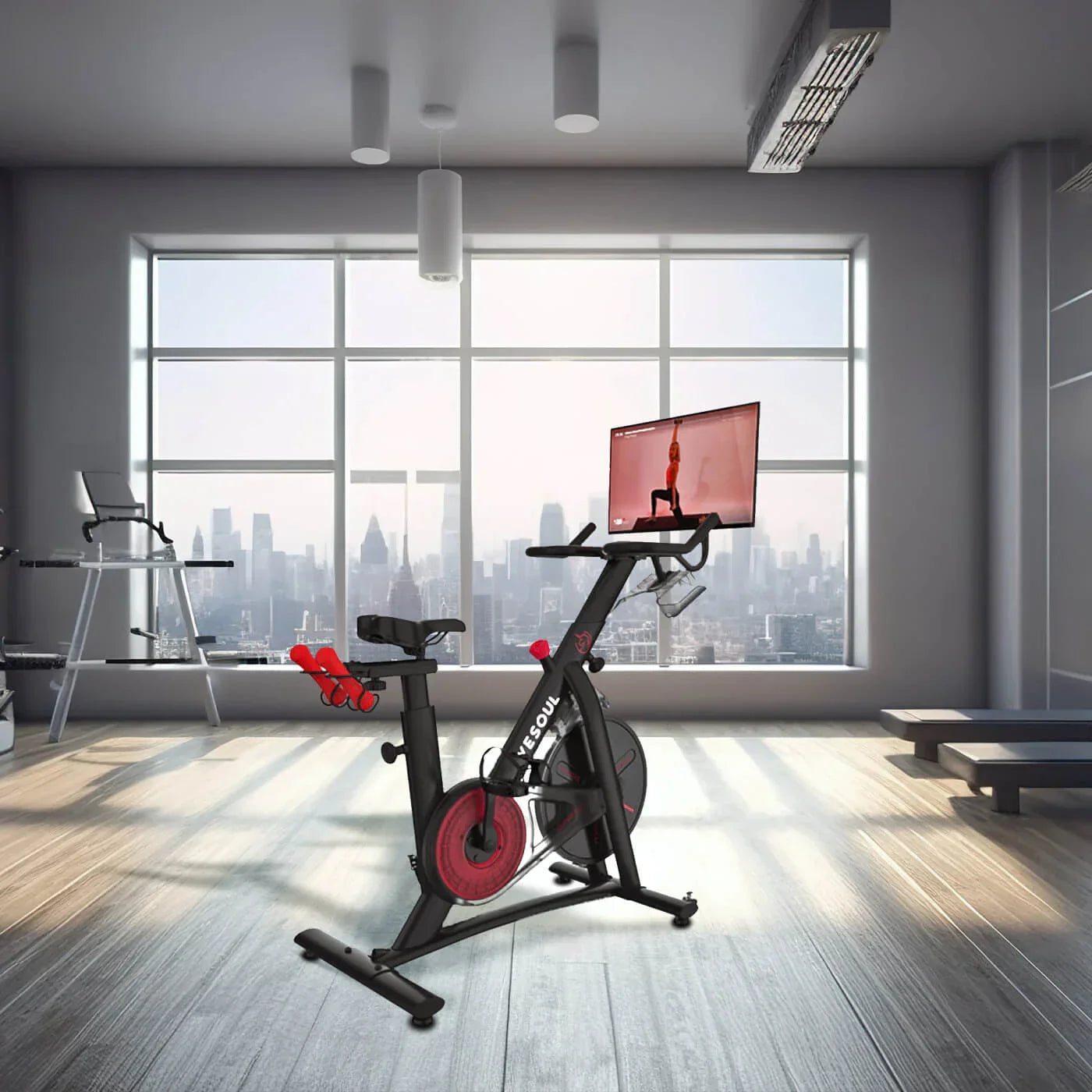 Meet your new workout buddies: Yesoul G1 Plus 24” and G1 Max 32” HD Bikes!