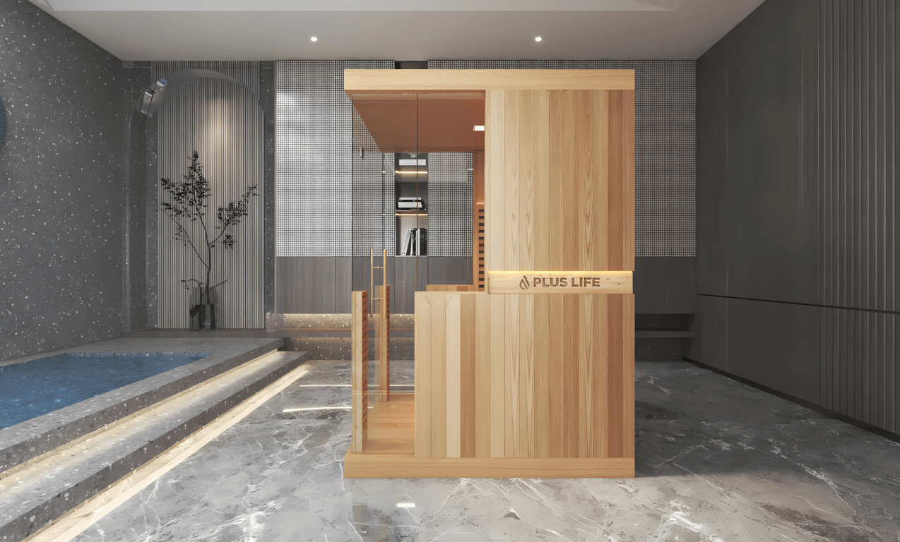 PlusLife Indoor Full Spectrum 4-6 Person Sauna