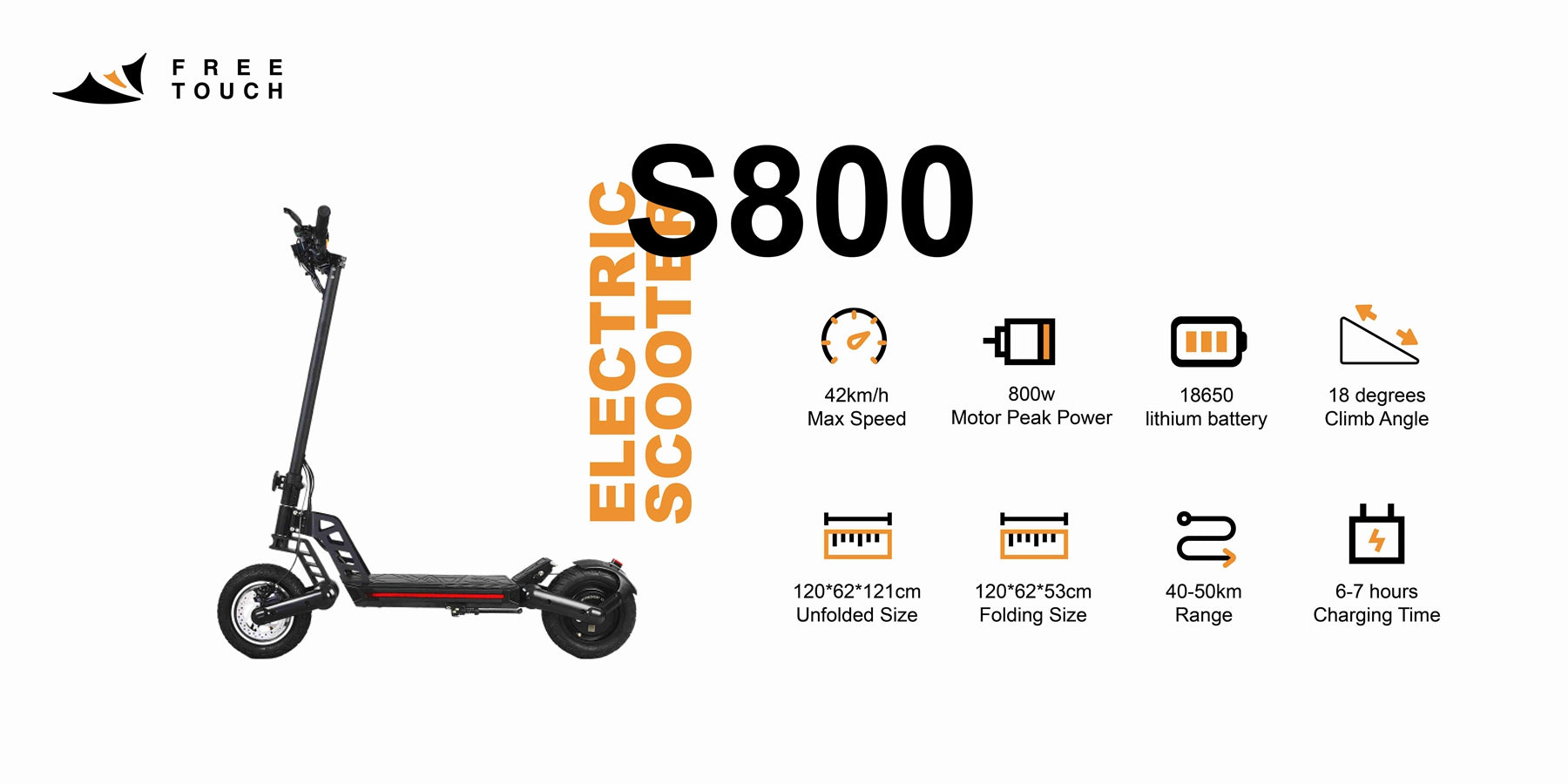 Freetouch S800 Electric Scooter