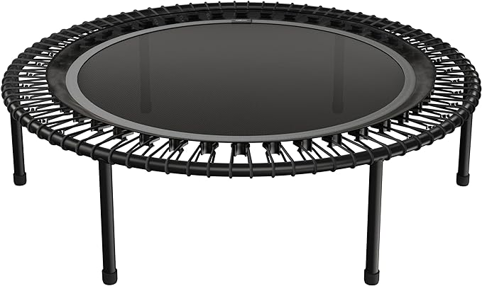 Trampoline with folding discount legs