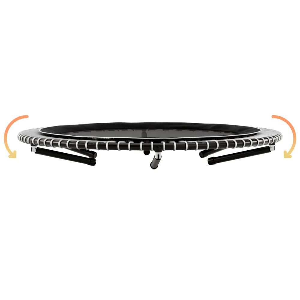 Bellicon Classic 100 Trampoline Folding Legs Rebounder Fitness Exercise Workout Indoor Trampoline Low-Impact Exercise Cardio Balance Mini Trampoline Bungee Cord Suspension Compact Design
