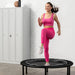 Bellicon Classic 125 Trampoline with Folding Legs Rebounder Fitness Trampoline Exercise Equipment Low-Impact Workout Indoor Trampoline Home Gym Foldable Trampoline Health and Wellness Cardio Exercise Springless Trampoline Jumping Fitness Quiet Bounce Stability Bar Compatible