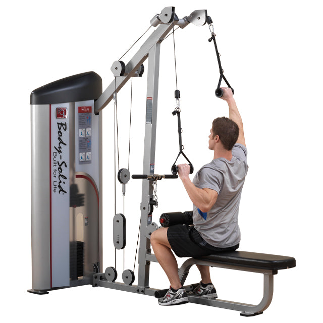 Body-Solid Series 2 Lat Pull/Row machine 160 lbs stack Fitness equipment Strength training Resistance training Pulley system Dual-function machine Back exercises Upper body workout