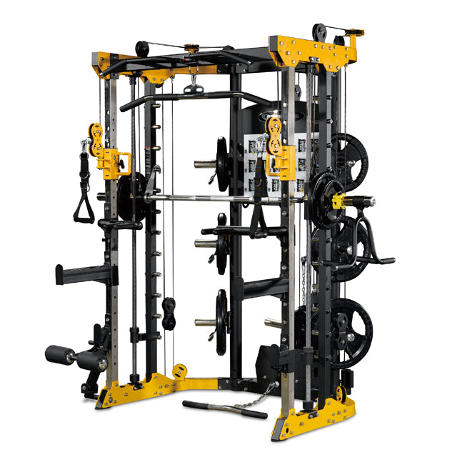 Reeplex CBT-PL Functional Trainer Cable-based Training Power Lifting Home Gym Equipment Multi-Functional Machine Adjustable Pulley System Weight Stack Smith Machine Exercise Variety Strength Training Resistance Training Upper Body Workouts Lower Body Workouts Core Training