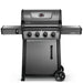 Napoleon Freestyle BBQ 4 Burner LPG BBQ Outdoor Grill Propane Gas Grill Cooking Appliances Barbecue Grill Stainless Steel Construction Rotisserie Kit Side Burner Temperature Control Grilling Accessories Cast Iron Cooking Grates Electronic Ignition Cooking Space Drip Tray Built-in Thermometer Grilling Performance Portable Grill BBQ Smoker