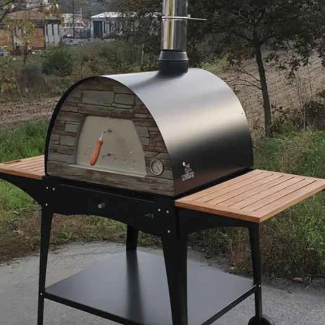 Authentic Maximus Mobile Pizza Oven, Wood-fired, Traditional Handmade, High-quality, Stability, Design, Outdoor Cooking