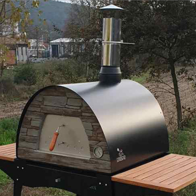 Authentic Maximus Mobile Pizza Oven, Wood-fired, Traditional Handmade, High-quality, Stability, Design, Outdoor Cooking