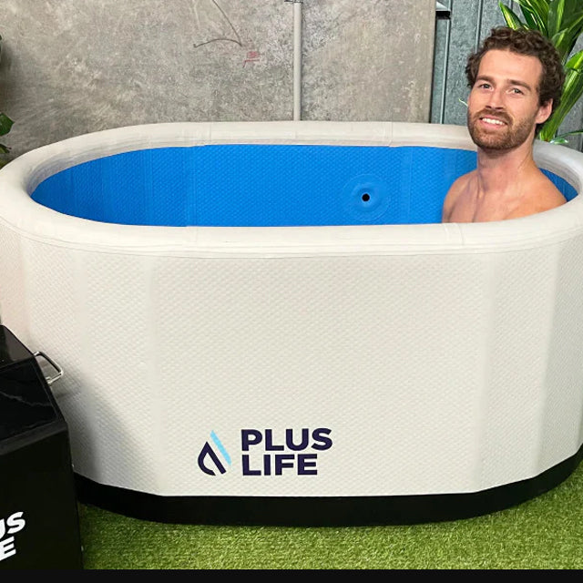 PlusLife Portable ice bath Cold therapy Muscle recovery Athletic performance Ice immersion Hydrotherapy Recovery equipment Sports therapy Pain relief Inflammation reduction Cold water therapy