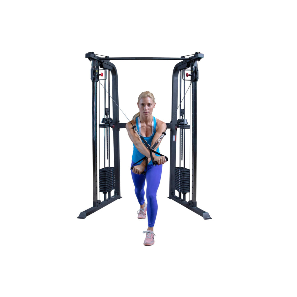 Powerline Functional Trainer Functional Trainer Machine Cable Crossover Machine Strength Training Equipment Home Gym Equipment Adjustable Pulleys Dual Weight Stacks Multi-Functional Exercise Machine Upper and Lower Body Workouts Resistance Training Fitness Equipment Workout Stations