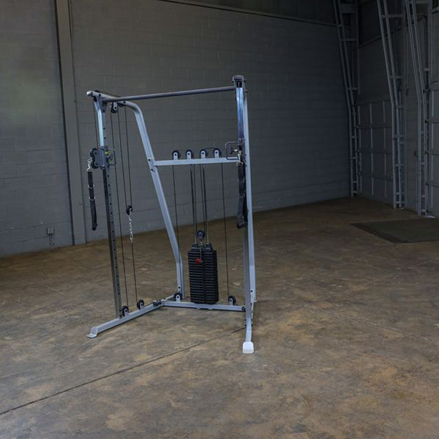 Powerline Functional Trainer Single Stack Functional Trainer Cable-based Strength Training Home Gym Equipment Resistance Training Machine Multi-Functional Exercise Equipment Adjustable Pulleys Weight Stack Machine Upper and Lower Body Workouts Dual Independent Weight Stacks Cable Crossover Machine