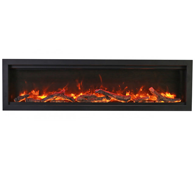Remii electric fireplace with real looking flames with heat and ambiance