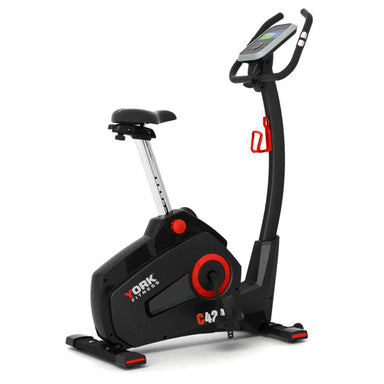 York C420 Exercise Bike Indoor cycling Fitness equipment Cardio workout Home gym Adjustable resistance LCD display Magnetic resistance Ergonomic design Cycling training Heart rate monitoring Exercise routines