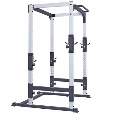 York FTS Power Cage Power rack with pulley system Hi/Low Pulley attachment Weight plate storage Strength training equipment Home gym setup Fitness cage with pulley Adjustable weight rack Multi-functional power cage Resistance training station Cable pulley attachment Weight stack pulley system