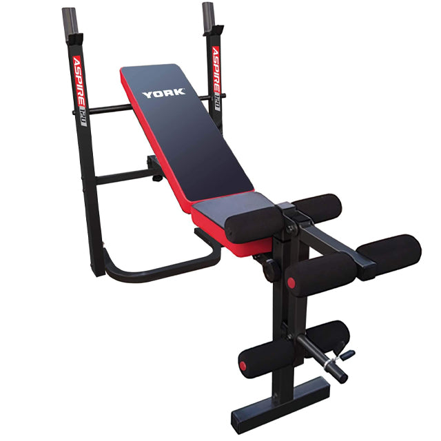 York Aspire 120 Folding Bench Exercise bench Weight bench Folding workout bench Adjustable bench Home gym equipment Fitness bench Strength training Dumbbell bench Decline bench Incline bench