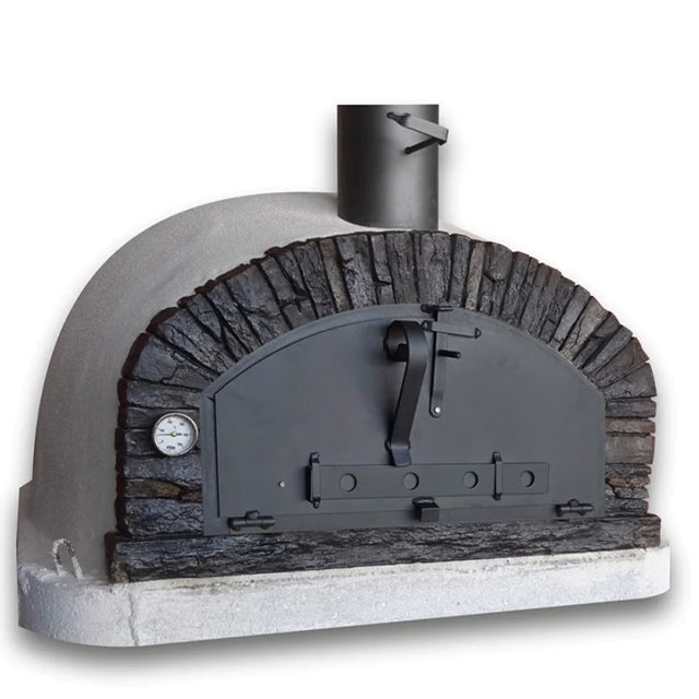 Buena Ventura Pizza Oven, Authentic Black Standard Wood-fired, Brick oven, Neapolitan-style Temperature, control Outdoor cooking, Baking.